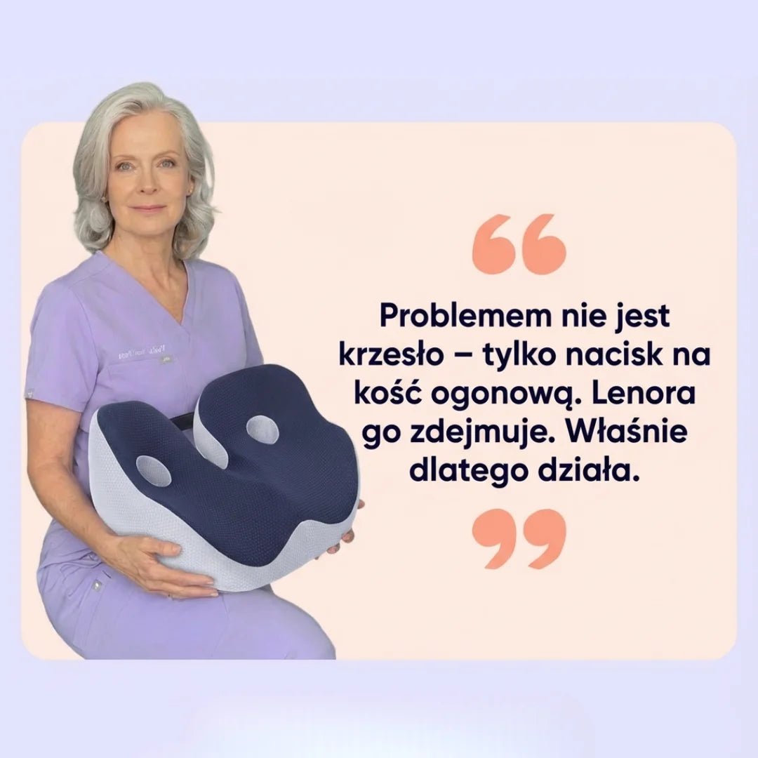 Lenora Comfort Seat™ – Poduszka Odciążająca Kość Ogonową